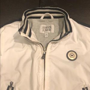 Armani Junior White/Navy Jacket